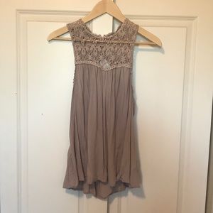 Maurices light purple high neck tank